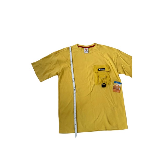 Columbia Field Creek Doubleknit Short Sleeve Men's Omni-Shade Shirt Size M NEW - Picture 4 of 6